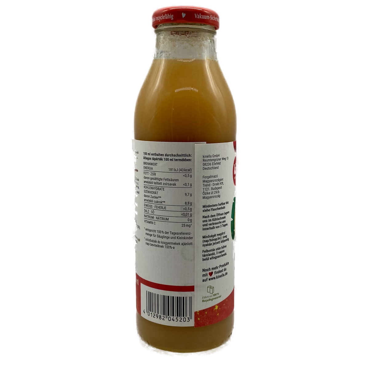 Kinella BIO - Nektar - Banane-Früchte Mix je 500ml im 6er Pack