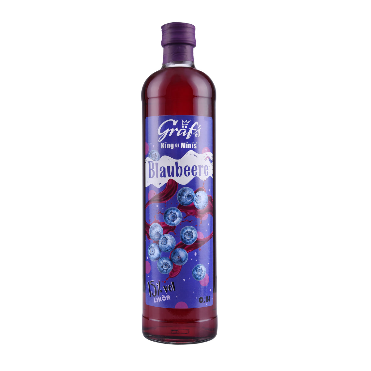 Gräf´s Blaubeer Likör 0,5l 15% Vol.