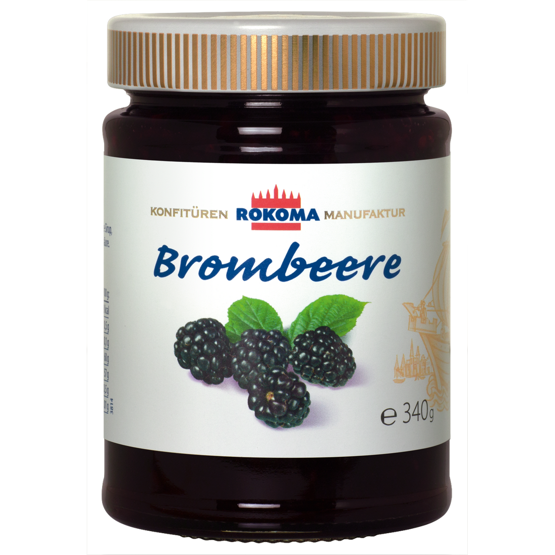 Rokoma Brombeer-Konfitüre extra 340g