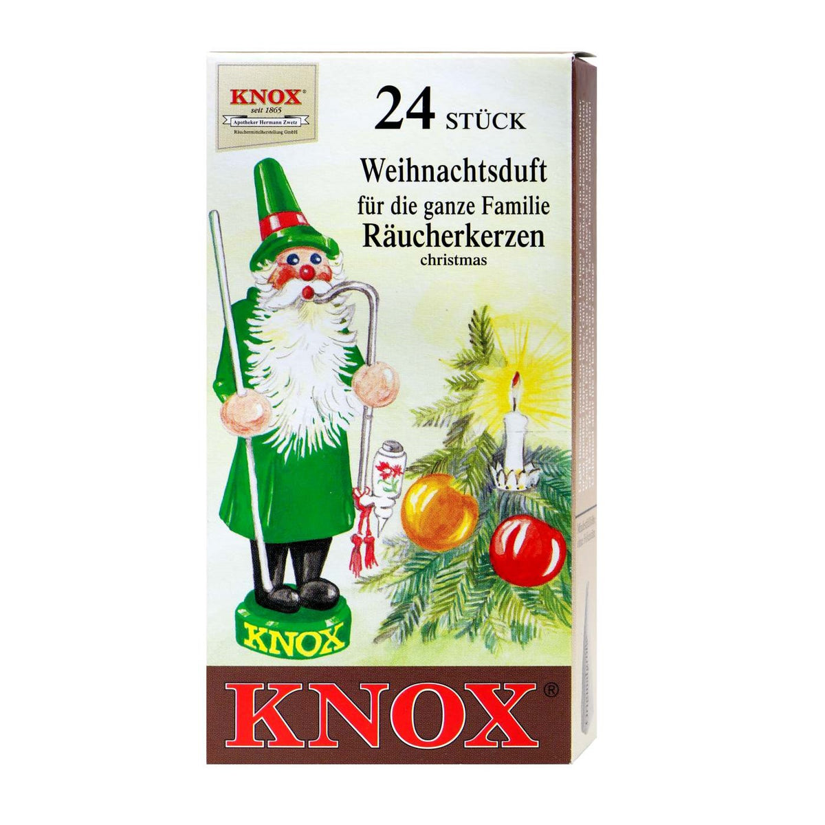 Knox Räucherkerzen Weihnachtsduft 24 Stück