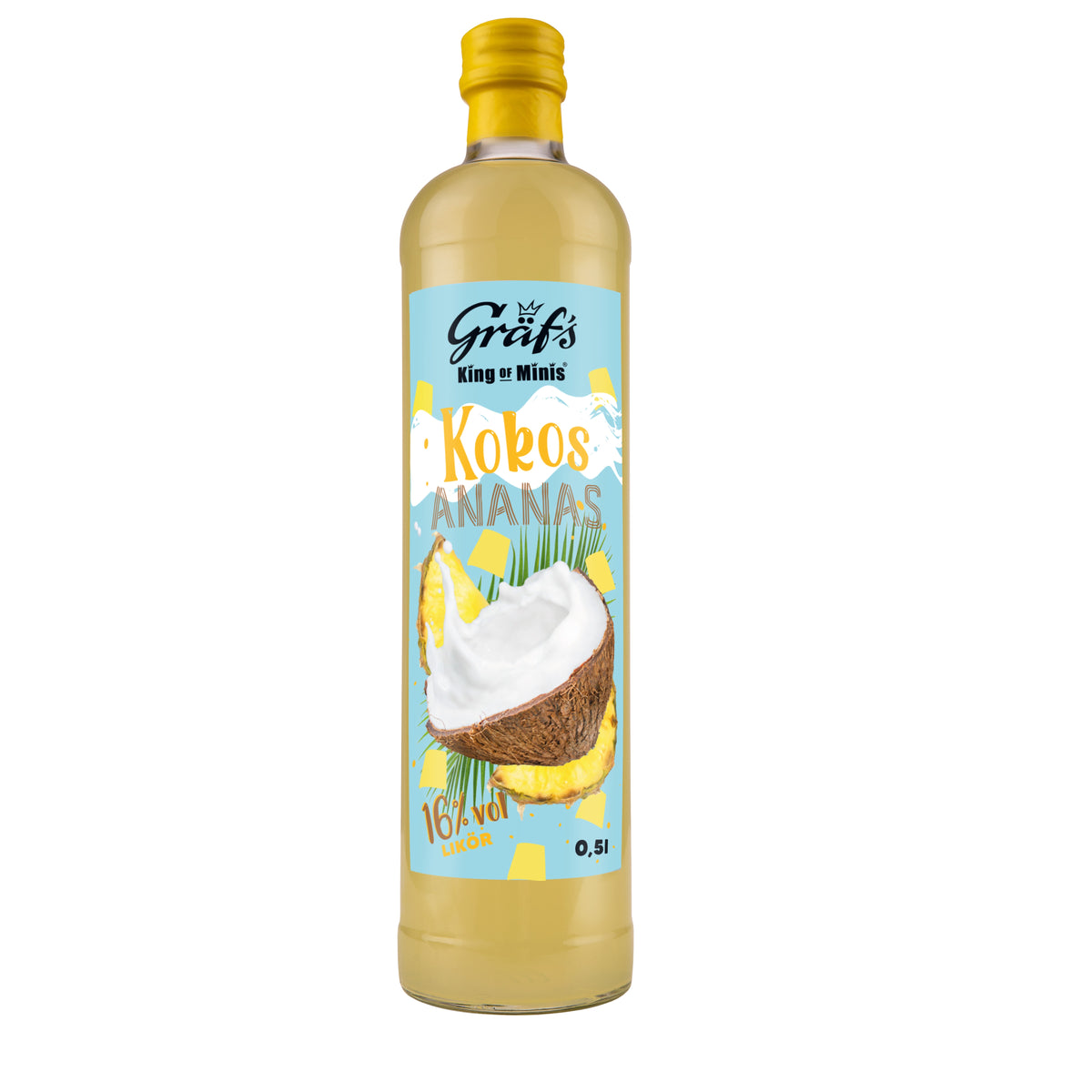 Gräf´s Kokos Ananas Likör 0,5l 16% Vol.