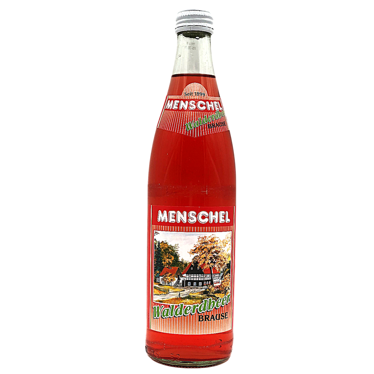 Menschel Limo - Walderdbeer - Brause 0,5l