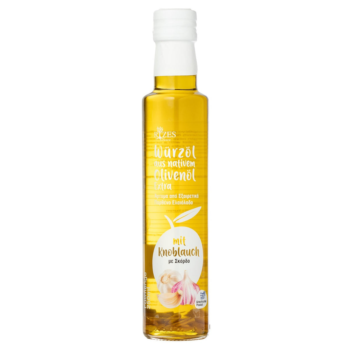 Würzöl aus nativem Olivenöl mit Knoblauch 250ml