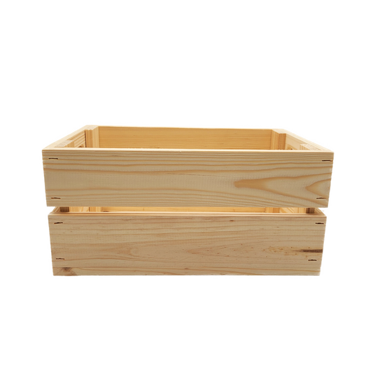 Holzkiste naturbelassen - Stiege mini