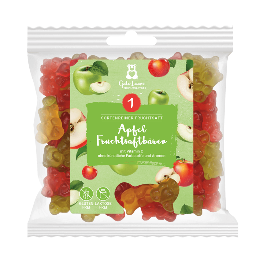naschlabor Apfel - Fruchtsaftbären 150g