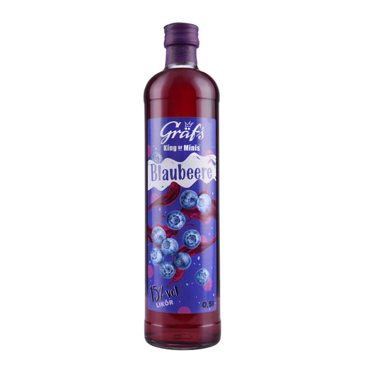 Gräf´s Blaubeer Likör 0,5l 15% Vol.