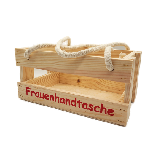 Frauenhandtasche aus Holz