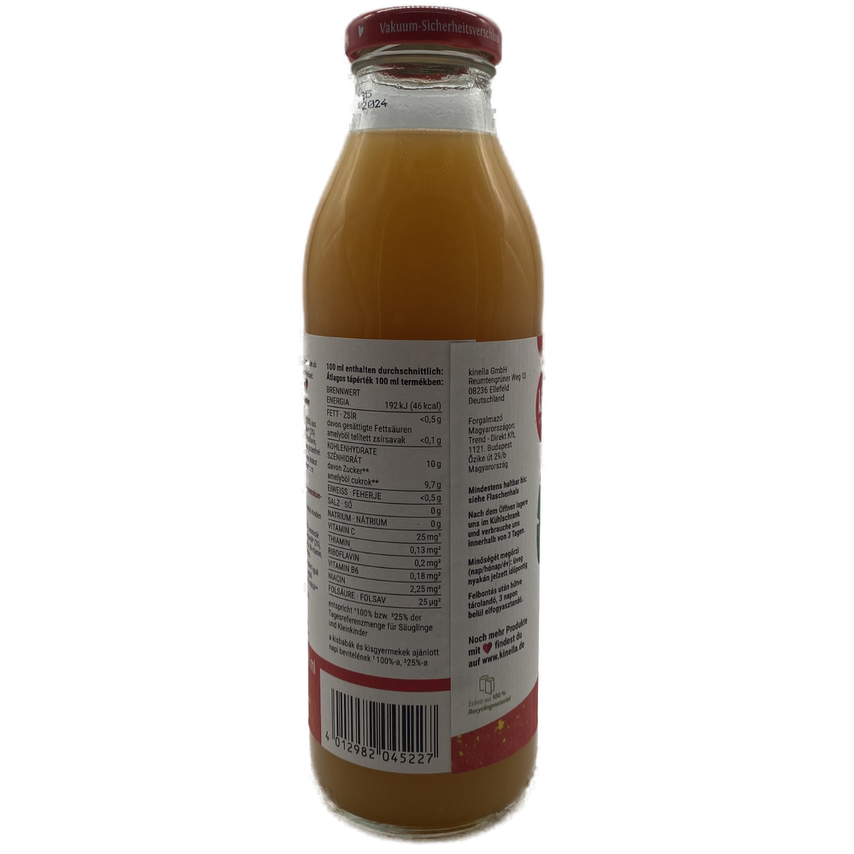 Kinella BIO Multivitamin je 500ml im 6er Pack