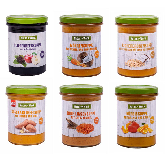 Naturwerk Kürbis-Orange-Curry-Suppe 385ml