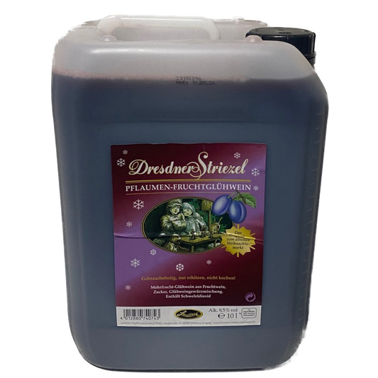 Dresdner Striezel Glühwein - Pflaume 10l Kanister *Neue Sorte*