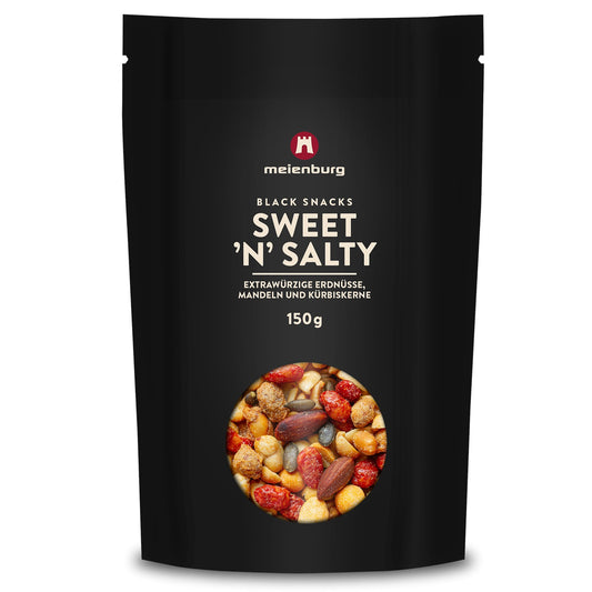 Sweet 'n' Salty - Extrawürzige Erdnüsse, Mandeln und Kürbiskerne je 150g
