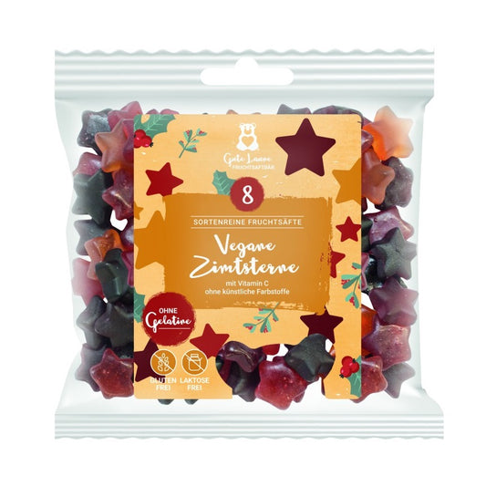 naschlabor Vegane Zimtsterne Fruchtgummi 150g