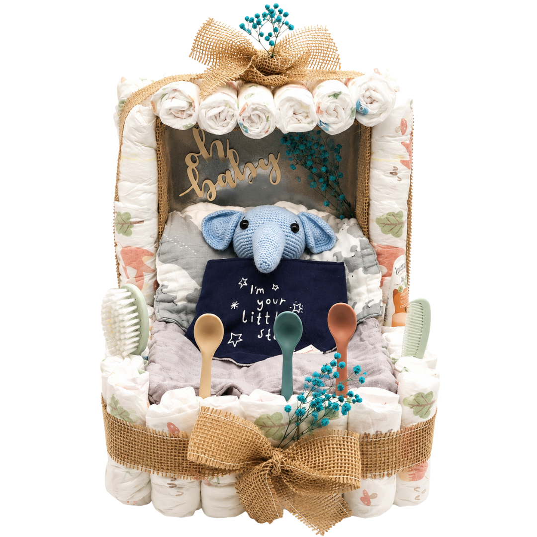 Windeltorte Kinderwagen