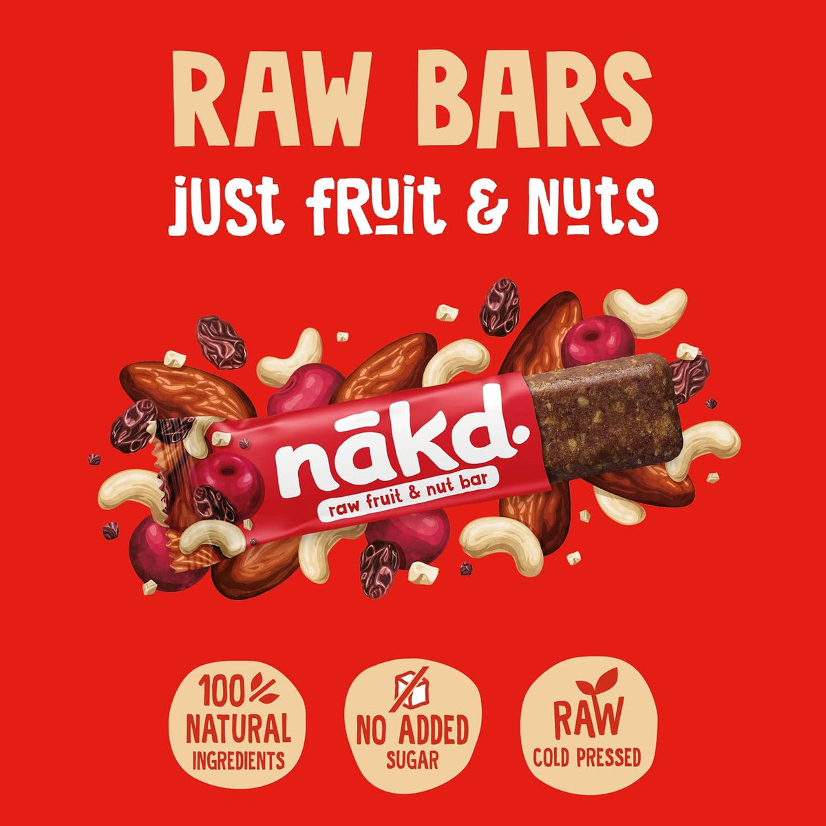 nakd Fruit & Nut Riegel Bakewell Tart je 35g im 4er Pack