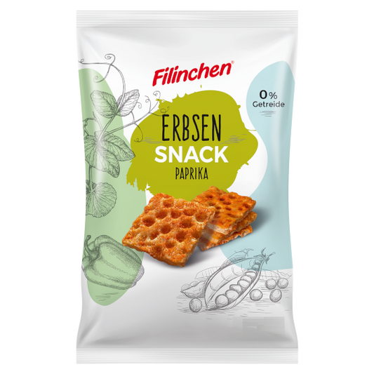 Filinchen Erbsen Snack Paprika je 30g im 4er Pack
